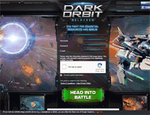 Tablet Screenshot of darkorbit.com