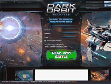 Tablet Screenshot of garena.darkorbit.com