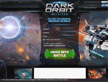 Tablet Screenshot of en.darkorbit.com