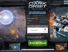 Tablet Screenshot of darkorbit.es