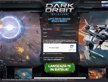 Tablet Screenshot of darkorbit.ro