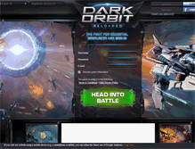 Tablet Screenshot of cz.darkorbit.com